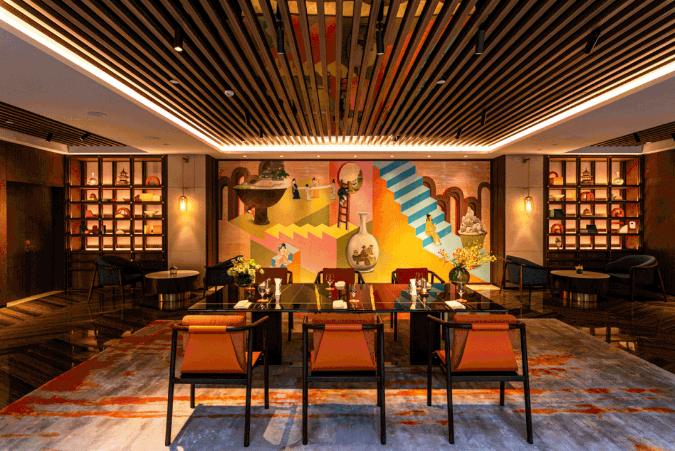 20220116/61e381ee6acd5.jpg 西安曲江希爾頓嘉悅里酒店壁畫.jpg